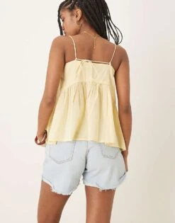 Abercrombie & Fitch Curve Love Dad Fit Denim Short In Light Blue For Women Light Wash -Abercro Clothing Shop 206330365 3