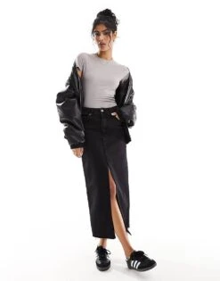 Abercrombie & Fitch Soft Matte T-shirt In Taupe For Women Taupe Grey -Abercro Clothing Shop 206330549 3