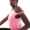 Abercrombie & Fitch Asymmetric Twist Top In Pink For Women Rose Pink -Abercro Clothing Shop 206635093 1 rosepink