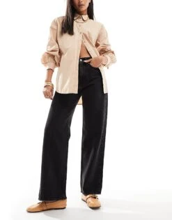 Abercrombie & Fitch Slouchy Jeans In Black For Women -Abercro Clothing Shop 206941490 1 black 1