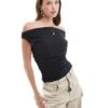 Abercrombie & Fitch Ruched Top In Black For Women -Abercro Clothing Shop 206963184 1 black