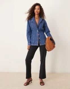 Abercrombie & Fitch Tailored Trousers In Black For Women Black Beauty