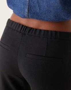 Abercrombie & Fitch Tailored Trousers In Black For Women Black Beauty -Abercro Clothing Shop 207344897 4