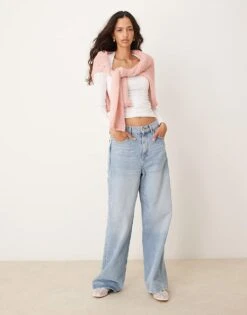 Abercrombie & Fitch Long Sleeve Top With Portrait Neck In White For Women Brilliant White -Abercro Clothing Shop 207344925 4