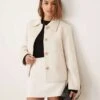 Abercrombie & Fitch Short Wool Coat In Cream For Women Beige -Abercro Clothing Shop 207345231 1 beige