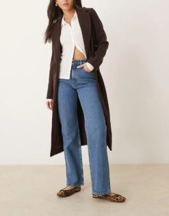 Abercrombie & Fitch Curve Love 90s Relaxed Fit High Rise Jeans In Mid Wash Blue For Women Dark Process -Abercro Clothing Shop 207345408 1 darkprocess 1