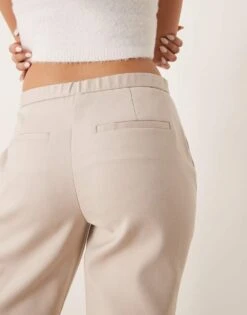 Abercrombie & Fitch Curvy Low Rise Bootcut Trousers In Grey For Women -Abercro Clothing Shop 207871038 5