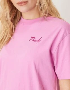 Abercrombie & Fitch Oversized Short Sleeve Graphic T-shirt In Pink For Women Pinjk -Abercro Clothing Shop 207871162 4