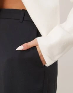 Abercrombie & Fitch High Rise Trousers In Black For Women -Abercro Clothing Shop 207871216 4