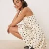 Abercrombie & Fitch Strapless Bubble Mini Dress In Black Dot For Women Multi -Abercro Clothing Shop 207871249 1 multi