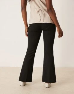 Abercrombie & Fitch Low Rise Bootleg Trousers In Black For Women -Abercro Clothing Shop 207871411 3