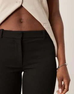 Abercrombie & Fitch Low Rise Bootleg Trousers In Black For Women -Abercro Clothing Shop 207871411 5