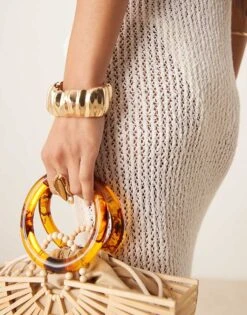 Abercrombie & Fitch Crochet Twist Strap Open Back Maxi Dress In White For Women -Abercro Clothing Shop 207874233 3