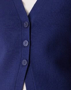 Abercrombie & Fitch Button Through Cardigan In Navy For Women -Abercro Clothing Shop 207884044 3