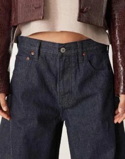 Abercrombie & Fitch Bubble Baggy Jean In Indigo For Women -Abercro Clothing Shop 207884076 5