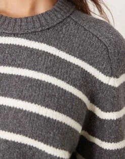 Abercrombie & Fitch Knitted Jumper In Navy For Women Navy Blazer -Abercro Clothing Shop 207915515 3