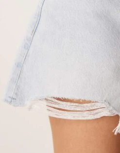 Abercrombie & Fitch Baggy Short In Light Blue For Women -Abercro Clothing Shop 207915870 5