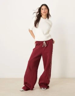 Abercrombie & Fitch V Neck Knitted Top In White For Women -Abercro Clothing Shop 207916467 3