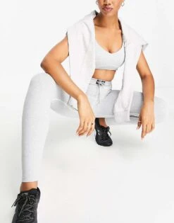 Abercrombie & Fitch Lorna Jane Core Stability Leggings In Grey Marl For Women